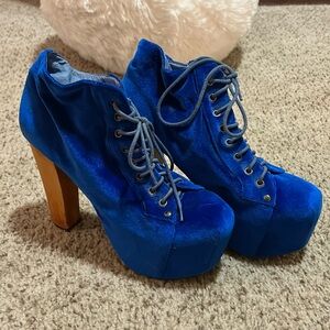 Jeffrey Campbell Blue Velvet Lita